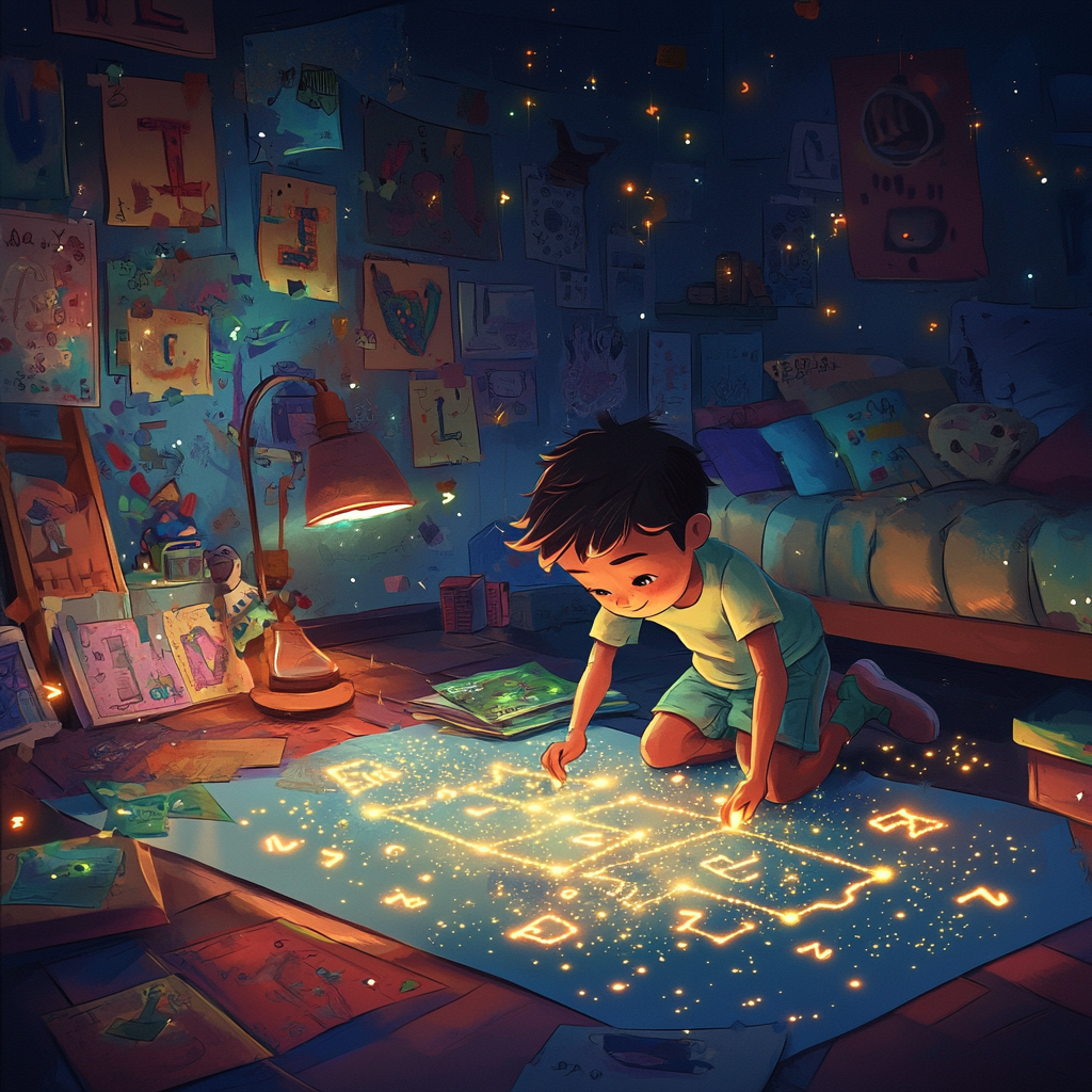 Alphabet Element Dot Markers