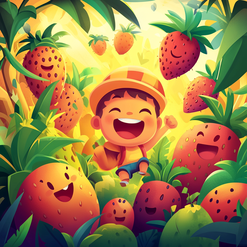 Fruits Coloring Book