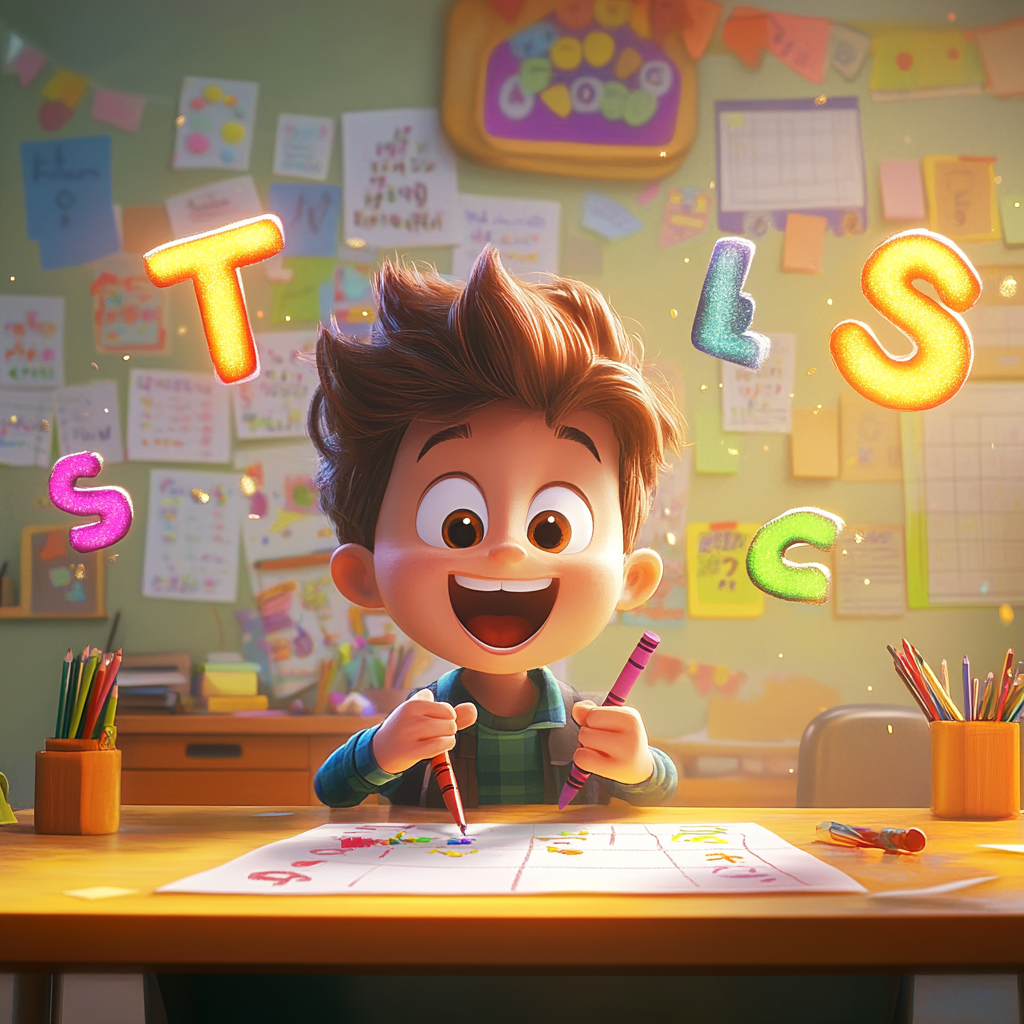 Color the Ending Letter