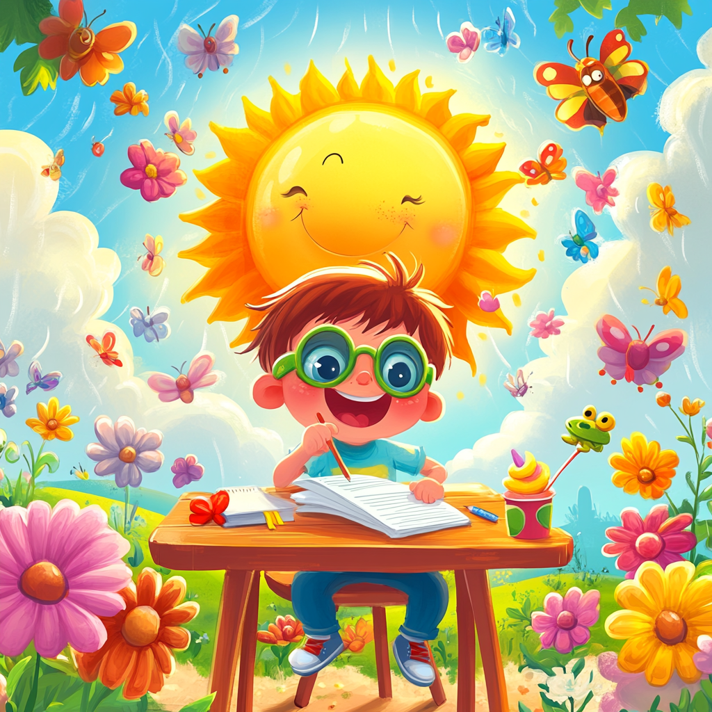 Spring Summer Workbook – Free printable seasonal & holiday worksheet for kids